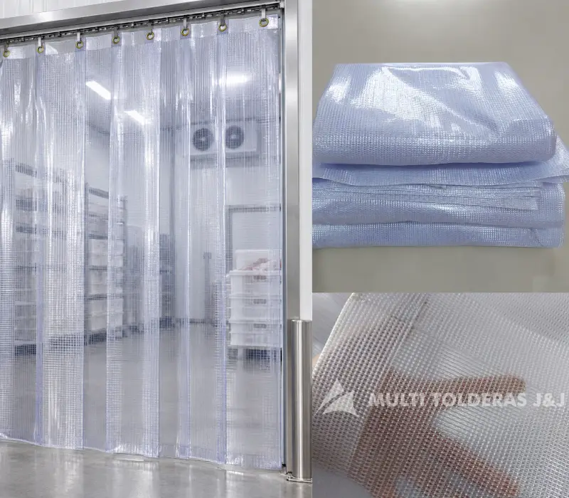 Lona de pvc Semi transparente