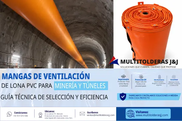 manga de ventilacion de lona pvc