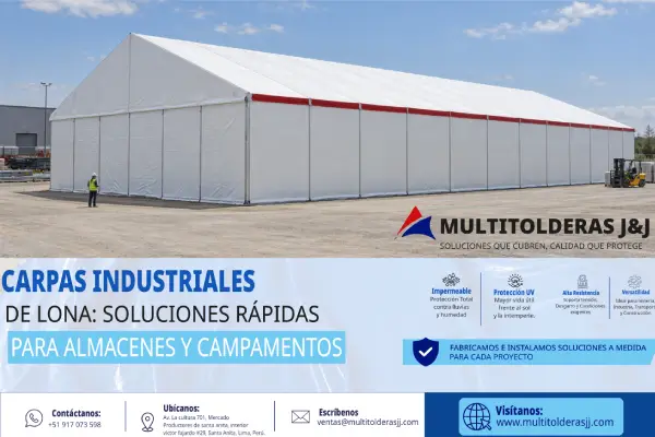 carpas industriales y campamentos