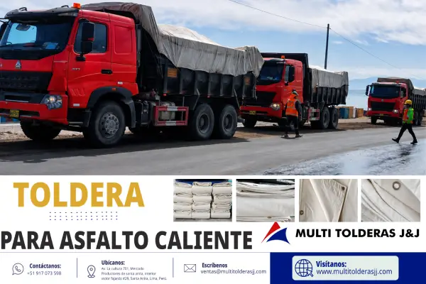 Toldera para asfalto caliente