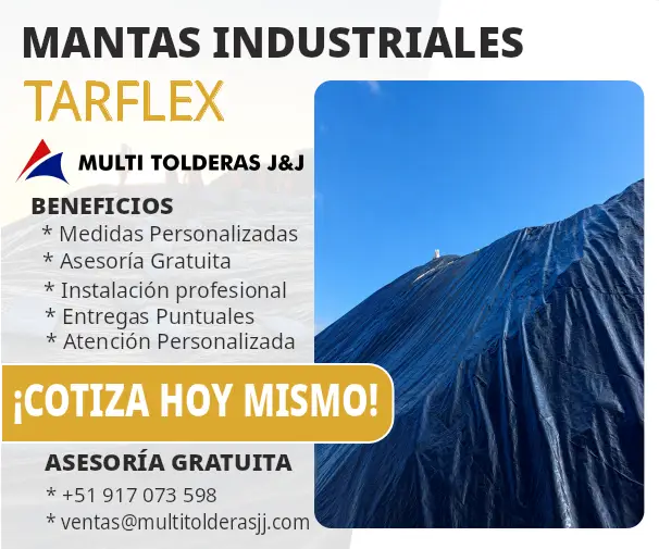 Manta Tarflex para Mineria