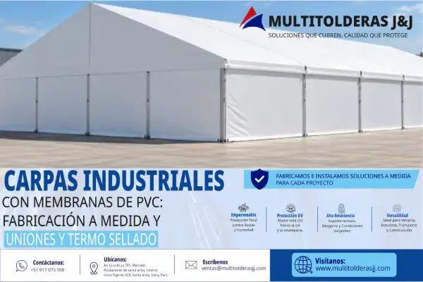 Carpas Industriales con Membrana de PVC
